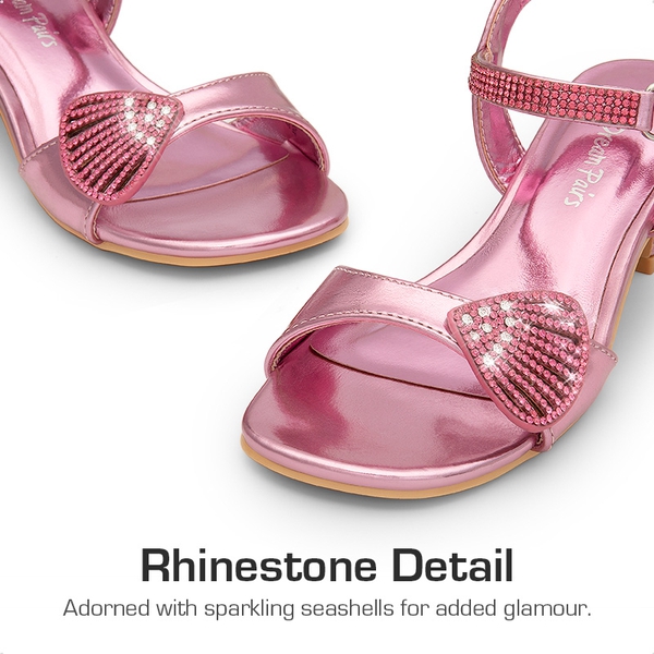 Girls Sandals Ankle Strap - PINK - 1